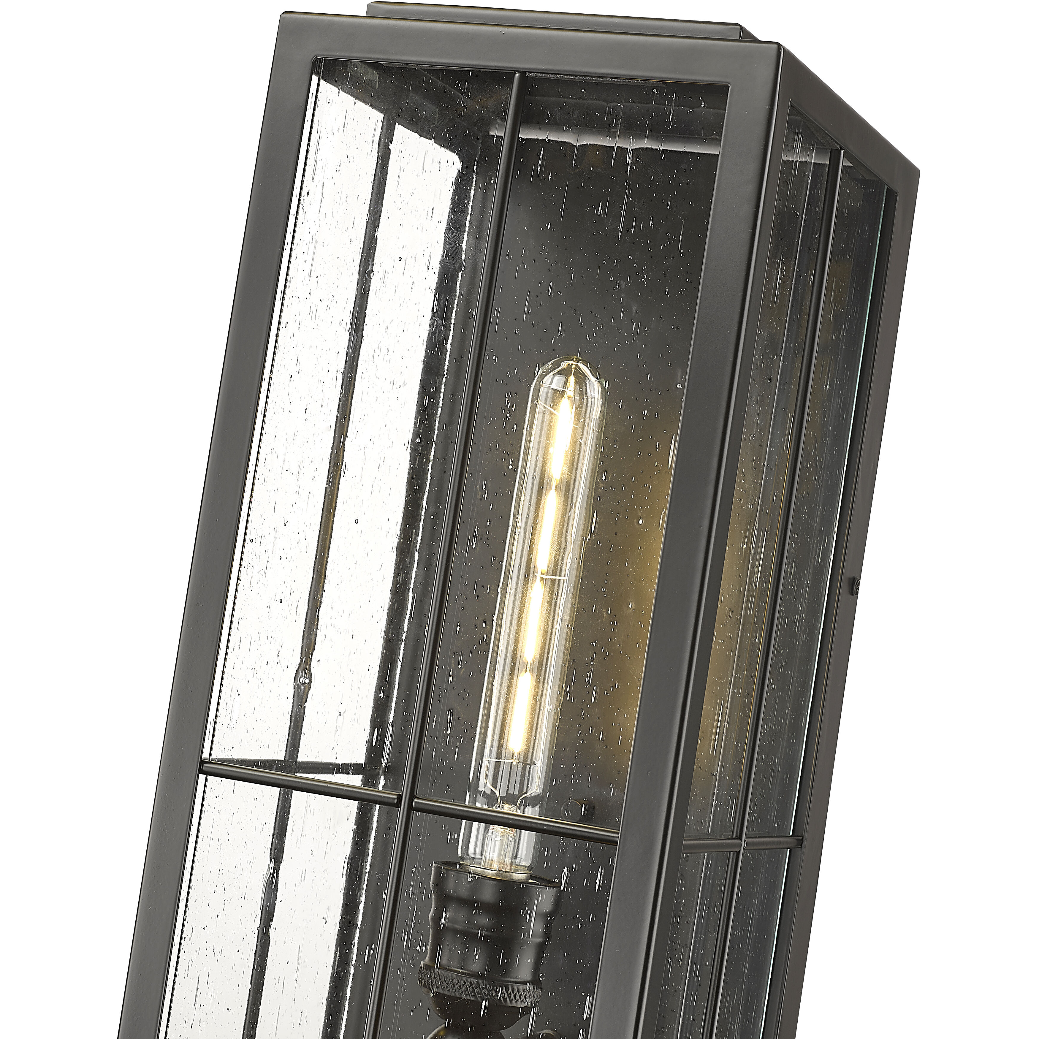 Jaxson 2 Light 29.5 inch Powder Coated Black Outdoor Wall Sconce